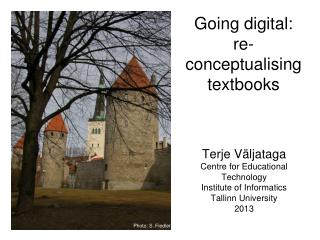 Going digital: re- conceptualising textbooks