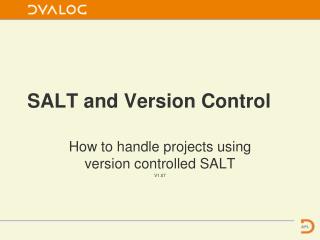 SALT and Version Control