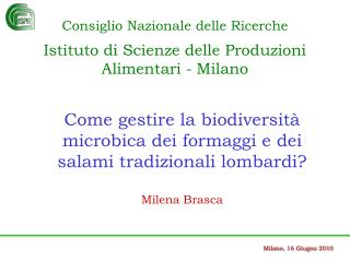 Milano, 16 Giugno 2010