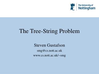 The Tree-String Problem