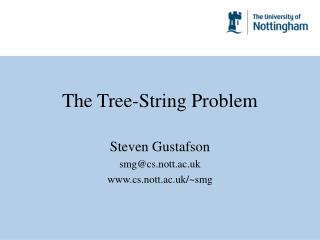 The Tree-String Problem