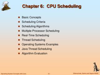 Chapter 6: CPU Scheduling