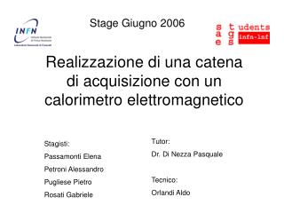 Stage Giugno 2006