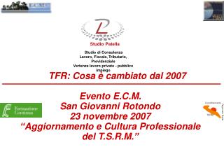 TFR: Cosa è cambiato dal 2007