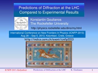 Predictions of Diffraction at the LHC Compared to Experimental Results