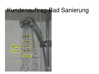 Kundenauftrag-Bad Sanierung