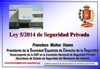 Ley 5/2014 de Seguridad Privada