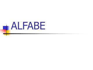 ALFABE