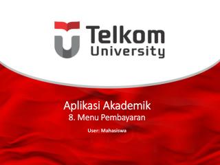 Aplikasi Akademik 8 . Menu Pembayaran