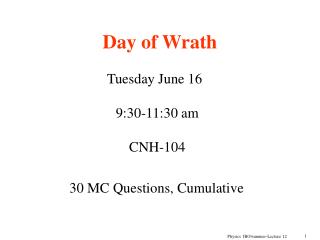 Day of Wrath