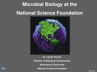 Microbial Biology at the National Science Foundation