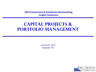 Capital Projects &amp; Portfolio Management