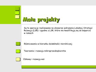 Małe projekty