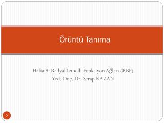 Örüntü Tanıma