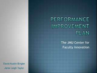 Performance Improvement Plan