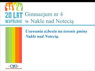 Gimnazjum nr 4 w Nakle nad Notecią