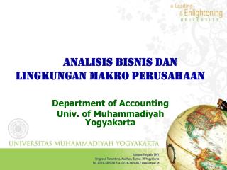 Analisis Bisnis dan Lingkungan Makro PErusahaan