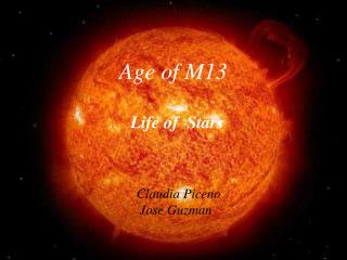 Life of Stars