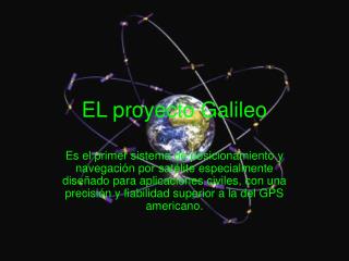 EL proyecto Galileo