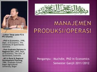 Manajemen produksi/operasi