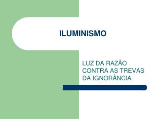 ILUMINISMO