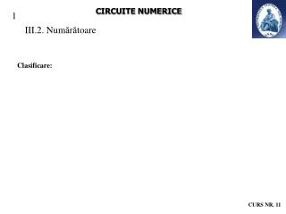 CIRCUITE NUMERICE