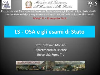 LS - OSA e gli esami di Stato