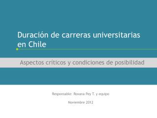 Aspectos críticos y condiciones de posibilidad