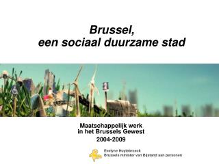 Brussel, een sociaal duurzame stad
