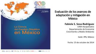 Evaluación de los avances de adaptación y mitigación en México