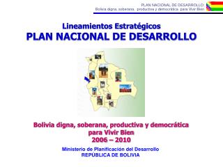 Lineamientos Estratégicos PLAN NACIONAL DE DESARROLLO