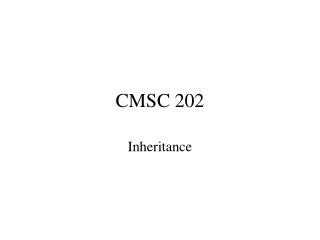 CMSC 202