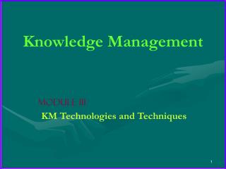 Knowledge Management