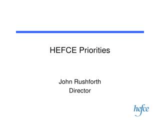 HEFCE Priorities