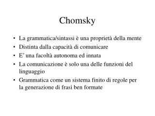 Chomsky