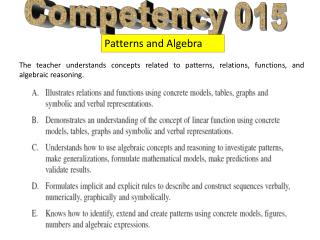 Competency 015