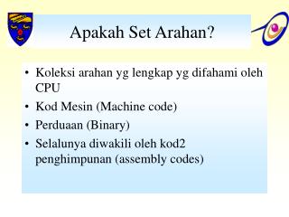 Apakah Set Arahan?