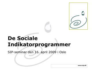 De Sociale Indikatorprogrammer