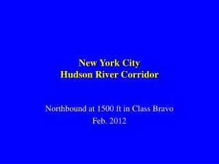 New York City Hudson River Corridor