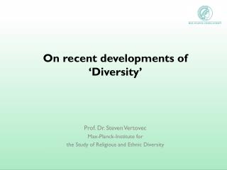 On recent developments of ‘Diversity’