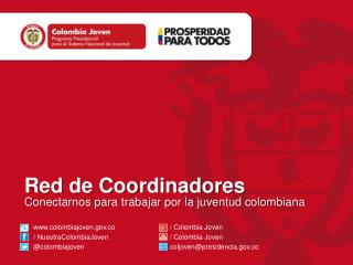 Red de Coordinadores Conectarnos para trabajar por la juventud colombiana