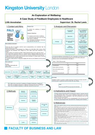 An Exploration of Wellbeing: A Case Study of Feedback Employees in Healthcare