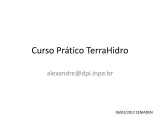 Curso Prático TerraHidro