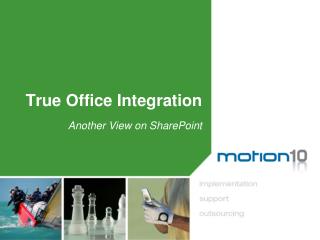 True Office Integration