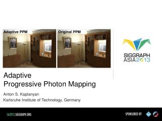 Adaptive Progressive Photon Mapping
