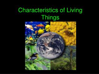 Characteristics of Living Things