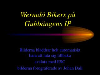 Wermdö Bikers på Gubbängens IP