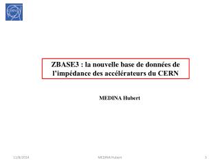 ZBASE3 : la nouvelle base de données de l’impédance des accélérateurs du CERN