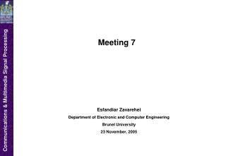 Meeting 7