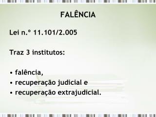 FALÊNCIA